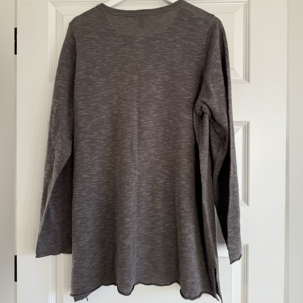 Eileen Fisher Brown Tunic Top - Picture 11 of 13